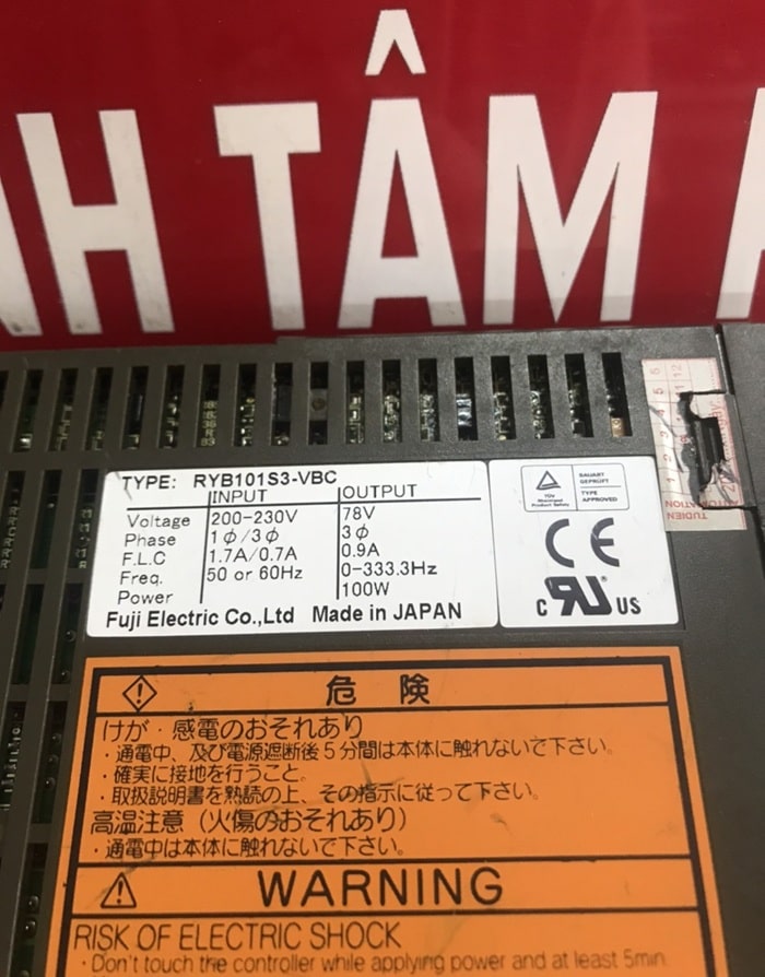 sửa servo fuji RYB101S3-VBC